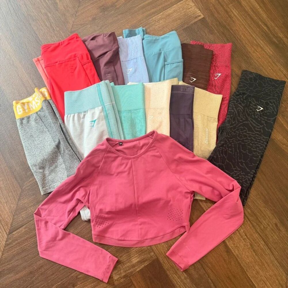 Gymshark Bundle of 14 Pieces Shorts Leggings Top